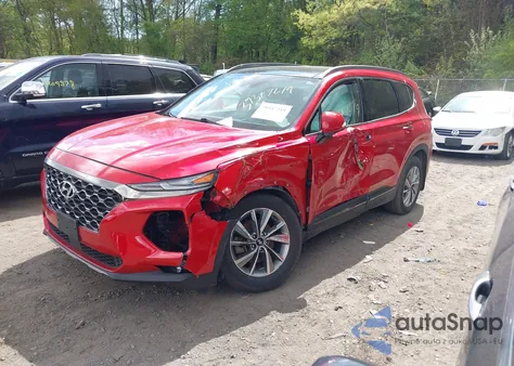 2020 Hyundai Santa Fe Limited from USA, damaged, VIN 5NMS5CADXLH200126